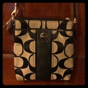 Coach | Signature Stripe Swingpack (F48806) NWT